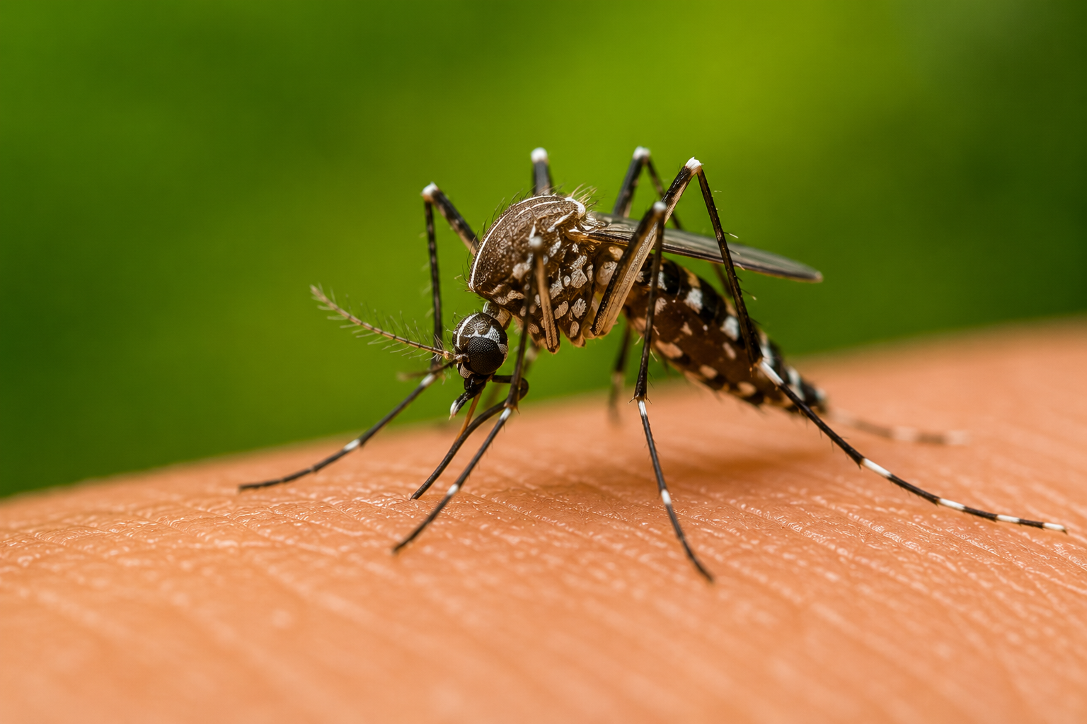 Close up of a mosquito for outdoor mosquito control services in the Hamptons by East End Tree Services